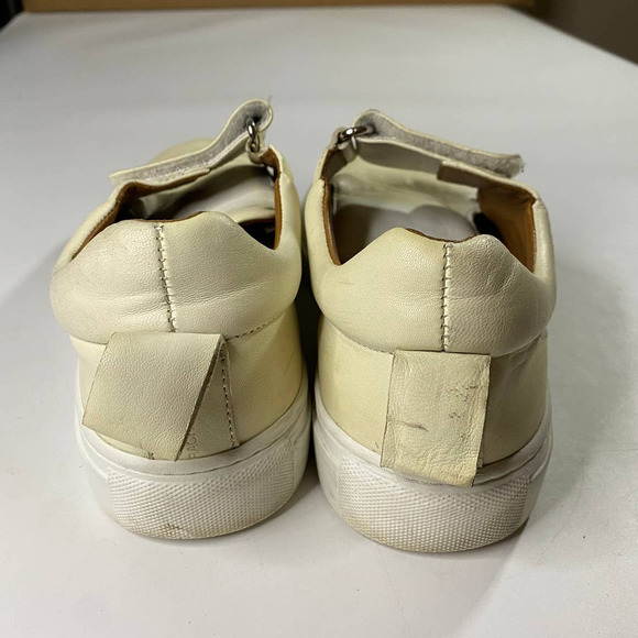 RARE Rachel Comey Flix Leather Skate Sneakers Strap Women's 38 US 8 Cream - Picture 4 of 8